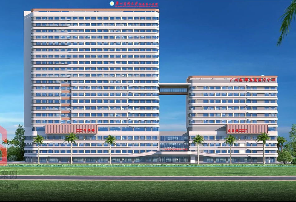 医院建筑项目演示动画